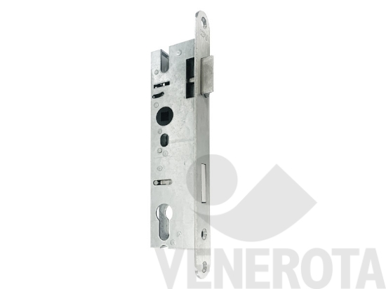 Immagine di Serratura a cilindro 28PZW bordo tondo - frontale 24 mm KFV
