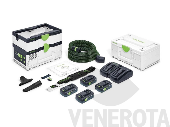 Immagine di Aspiratore mobile CLEANTEC CTLC SYS a batteria HPC 4,0 I-PLUS Festool 576944