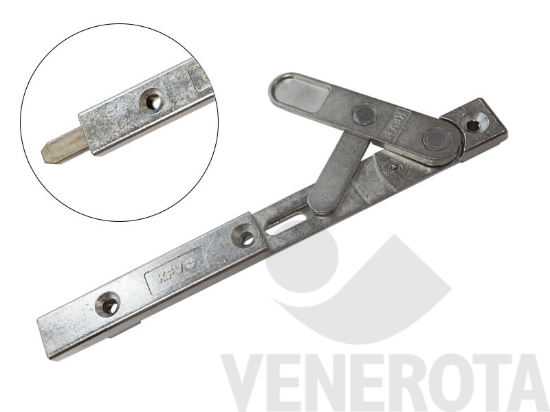 Immagine di Catenaccio a leva per anta semifissa per cava ferramenta - frontale 18 mm KFV