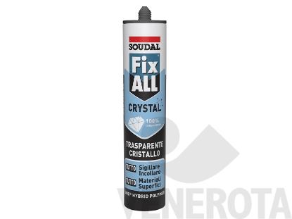 Immagine di Sigillante adesivo Fix ALL Crystal - 310 ml Soudal