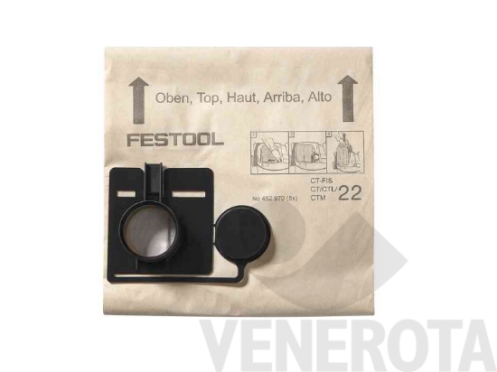 Immagine di Sacchetto filtro per CT22 e CT33 Festool