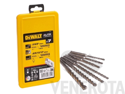 Immagine di Set 7 punte SDS-Plus Elite Series per muratura DeWALT DT8976-QZ