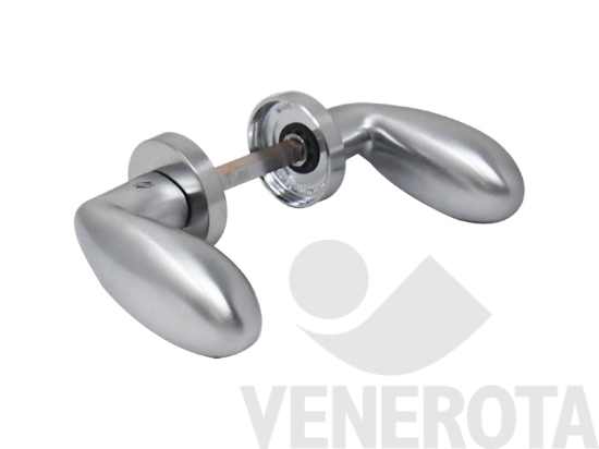 Immagine di Coppia pomoli spostati Drop con rosetta tonda Colombo Design
