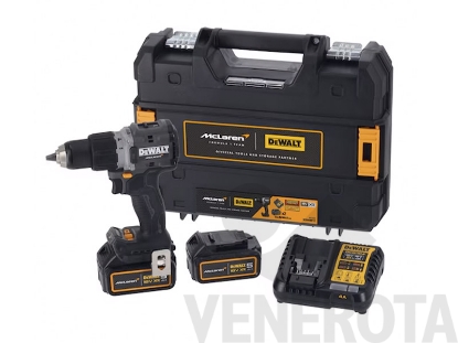 Immagine di Trapano avvitatore con percussione XR 18V McLaren DeWalt DCD85MP2T-QW
