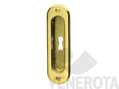 Immagine di Maniglia ovale ad incasso Gioia  patent per porta scorrevole Ghidini
