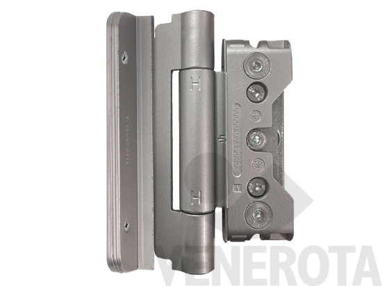 Immagine di Kit 3 cerniere regolabili BAKA Protect 4040 3D FD per guarnizione acustica Simonswerk