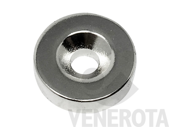 Immagine di Magnete tondo con foro vite Maico