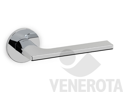 Immagine di Maniglia Lotus con rosetta tonda bassa Olivari