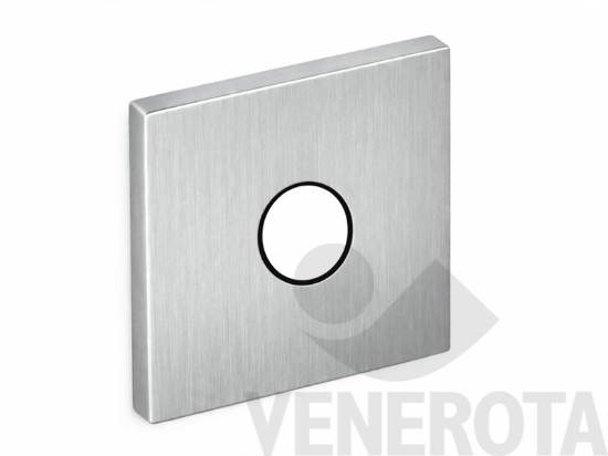 Immagine di Bocchetta quadra bassa con molla - dimensioni 51x51 mm Olivari
