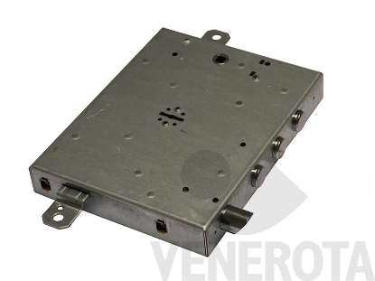 Immagine di Serratura triplice ad applicare a doppia mappa con attacchi laterali per porte blindate Gardesa Mottura