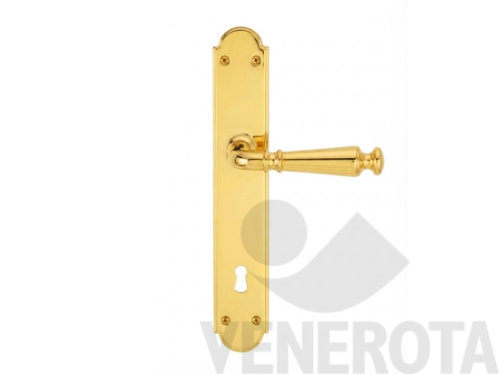 Immagine di Maniglia Ottocento con placca bassa Colombo Design