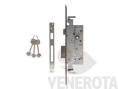 Immagine di Serratura triplice a doppia mappa bordo quadro - front... (19049)