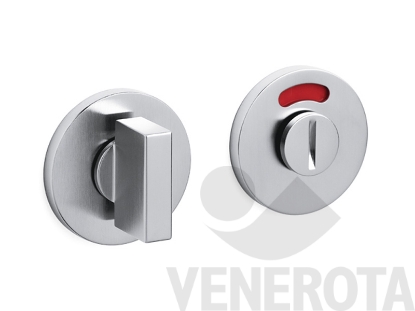 Immagine di Coppia bocchette tonde basse Space per porte WC con ch... (20543)