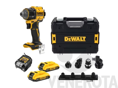 Immagine di Trapano avvitatore multitesta 18V DeWalt DCD803D2T-QW (20588)