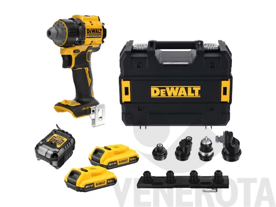 Immagine big Immagine di Trapano avvitatore multitesta 18V DeWalt DCD803D...