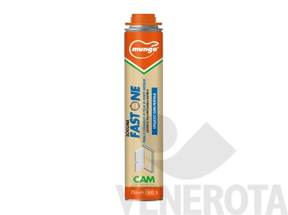 Immagine di Schiuma poliuretanica Fast One per pistola - 750 ml Mungo (20432)
