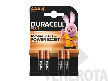 Immagine di Pile mini stilo Plus AAA Duracell MN2400 (13716)