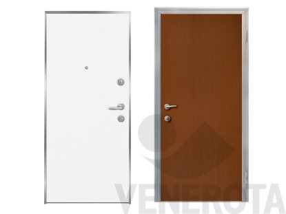 Immagine di Porta blindata mono cilindro con telaio argento Steel ... (20907)