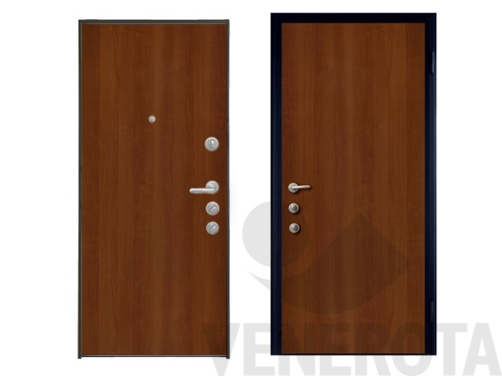Immagine big Immagine di Porta blindata doppio cilindro con telaio nero S...